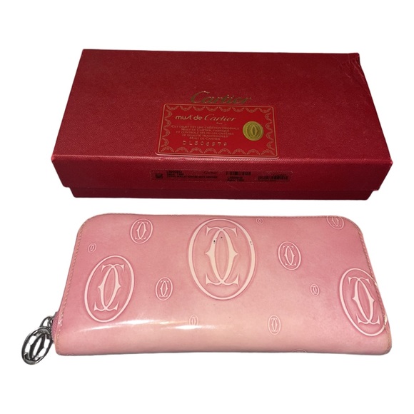 Cartier Accessories - Cartier POWDER Pink Birthday Zippy ✨Good Condition✨